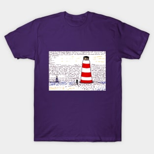 Two Lighthouses T-Shirt